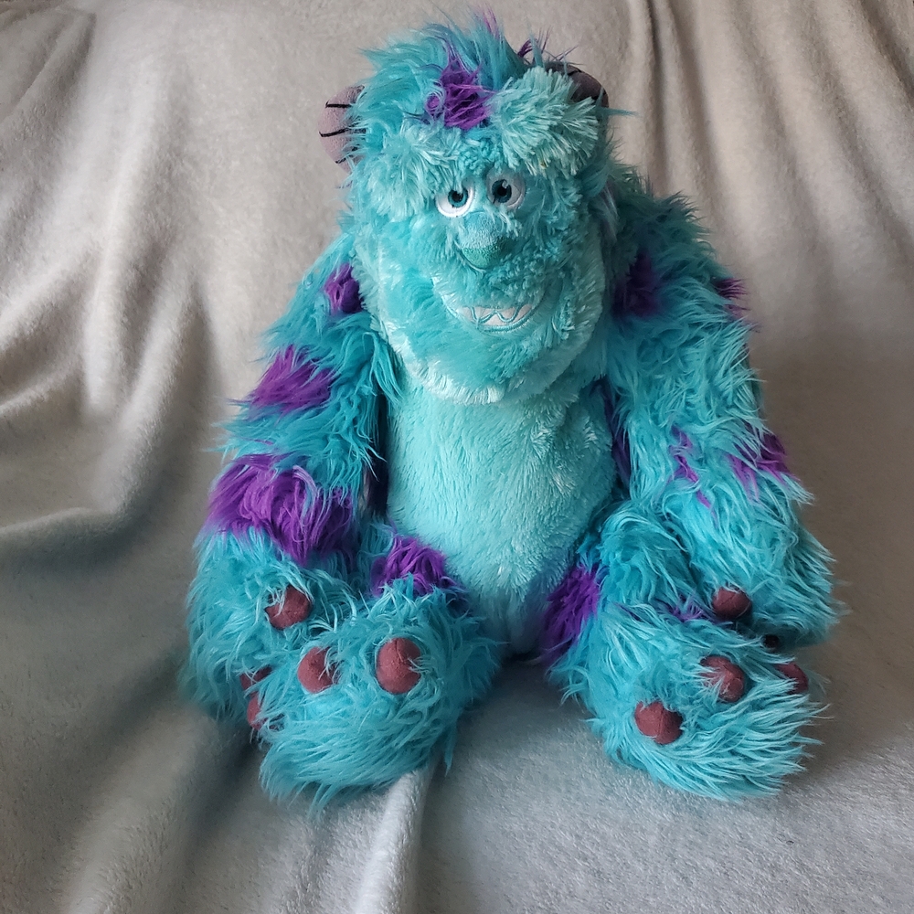 Disney Pixar Monsters Inc. Sully Sullivan Blue & Purple Plush Stuffed Toy